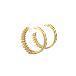 Load image into Gallery viewer, EHJ56873. 14k Solid Gold Diamond Hoops
