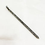 Load image into Gallery viewer, DC6. Diamond Black Rhodium Sterling Silver Spike Charm