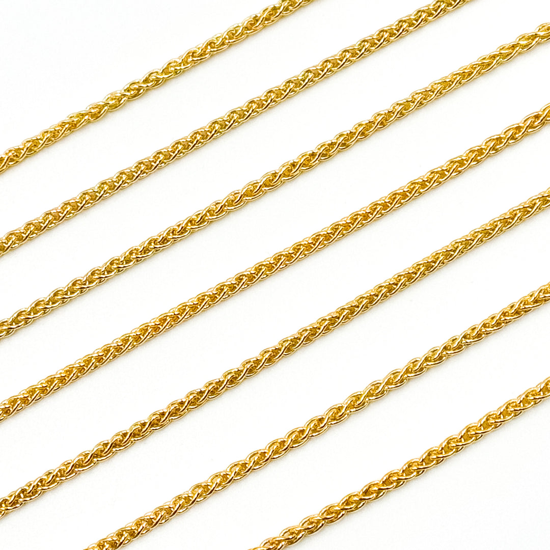 473GF. 14k Gold Filled Wheat Chain