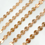 Load image into Gallery viewer, 957RGF. Rose Gold Filled Disc Chain