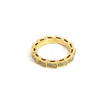 Load image into Gallery viewer, 14k Solid Yellow Gold Diamond Ring.