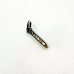 Load image into Gallery viewer, DC673. Diamond Sterling Silver Mini Spike Charm