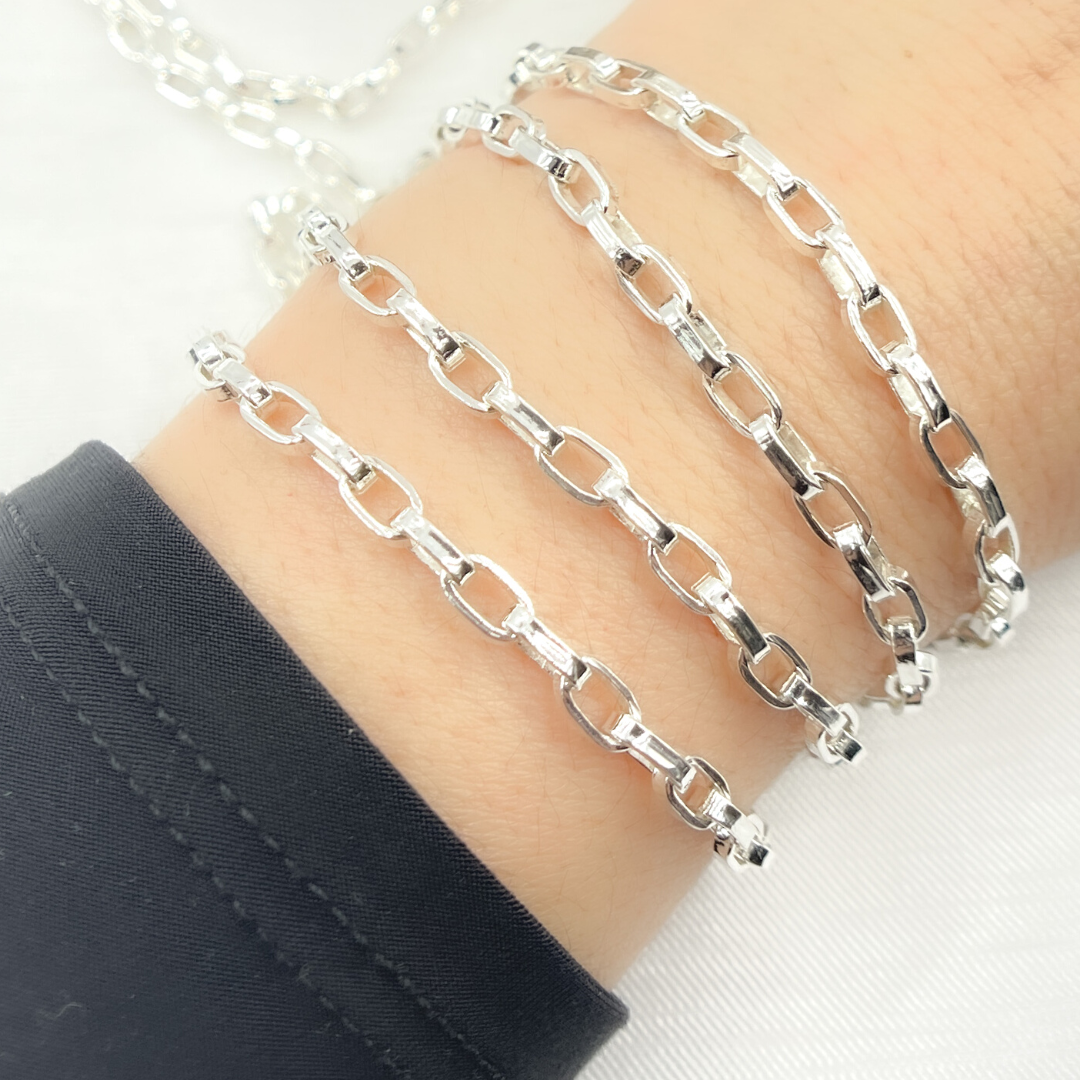 Silver Flat Box Chain