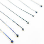Load image into Gallery viewer, Sterling Silver Ball 1.5 Inch Headpin