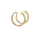 Load image into Gallery viewer, EHJ56873. 14k Solid Gold Diamond Hoops