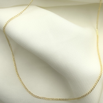 Load image into Gallery viewer, Buy 14K Solid Gold Flat Curb Necklace