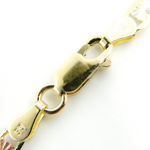 Load image into Gallery viewer, 14K Solid Gold Tri-Color Marina Necklace