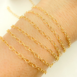 Load image into Gallery viewer, 1808MGF. 14K Gold Filled Textured Oval Link Chain