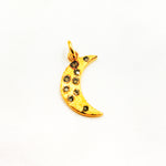 Load image into Gallery viewer, DC949. Diamond Sterling Silver Moon Pendant