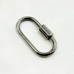 Load image into Gallery viewer, DC604. Sterling Silver Screw Oval Clasp