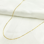 Load image into Gallery viewer, 14K Solid Gold Flat Cable Chain