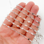 Load image into Gallery viewer, Z55SS. Sterling Silver Textured Marina Chain