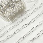 Load image into Gallery viewer, 925 Sterling Silver Oval Cable Link Chains