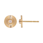 Load image into Gallery viewer, Buy Now 14k Solid Yellow Gold Diamond Round Studs
