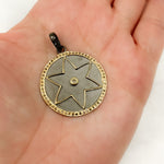 Load image into Gallery viewer, Shop Now Sterling Silver Round Flower Pendant