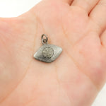 Load image into Gallery viewer, DC343. Diamond Sterling Silver Eye Pendant