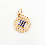 Load image into Gallery viewer, Buy 14K Solid Gold Diamond Octagon Charm