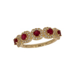 Load image into Gallery viewer, RAF02558. 14K Solid Gold Diamond Ring