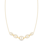 Load image into Gallery viewer, NT404258. 14K Solid Gold Diamond Fancy Necklace