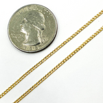 Load image into Gallery viewer, 14K Solid Gold Hollow Curb Chain