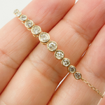 Load image into Gallery viewer, BFI60576. 14k Solid Gold Diamond Bracelet