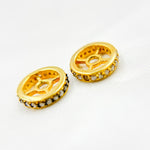 Load image into Gallery viewer, DC806. Diamond & Sterling Silver Spacer Bead