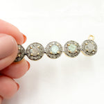 Load image into Gallery viewer, DC277. Diamond Sterling Silver Fancy Pendant with Gemstone