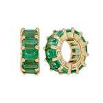 Load image into Gallery viewer, CMZ00139. 14K Solid Gold Baguette Shape Natural Gemstone Slider