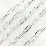 Load image into Gallery viewer, Sterling Silver Paperclip Chain