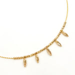 Load image into Gallery viewer, 14K Solid Gold Choker Necklace