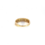 Load image into Gallery viewer, 14k Solid Gold Baguette Diamond Ring.