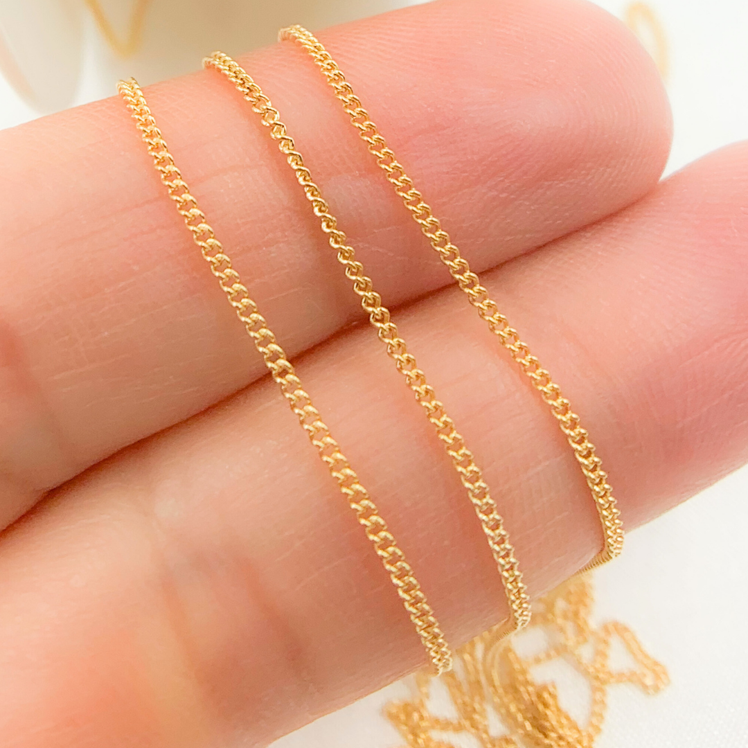 71GF. 14K Gold Filled Curb Chain