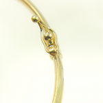 Load image into Gallery viewer, Bangle16. 14K Solid Gold Matte Textured Bangle