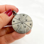 Load image into Gallery viewer, DP481. Diamond Sterling Silver Round Star Pendant