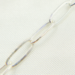 Load image into Gallery viewer, Sterling Silver Flat Paperclip Chains