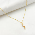 Load image into Gallery viewer, GDP370. 14K Solid Gold Diamond Moon Charm