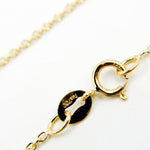 Load image into Gallery viewer, 030R01LGJ08018K. 18K Solid Gold Cable Chain with Extender