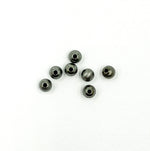 Load image into Gallery viewer, Black Rhodium 925 Sterling Silver Plate Velvet 5mm Beads

