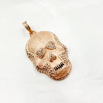 Load image into Gallery viewer, Silver Skull Pendant