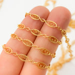 Load image into Gallery viewer, 14k Gold Filled Twisted Oval and Round Chain