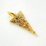 Load image into Gallery viewer, DC353. Diamond Silver Spike Pendant