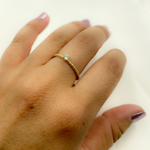 Load image into Gallery viewer, 14K Solid Gold Diamond Ring.