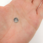 Load image into Gallery viewer, Black Rhodium Sterling Silver Brushed Round Flat Disc Connector