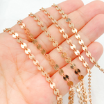 Load image into Gallery viewer, Rose Gold Filled Disc Chain. 957RGF
