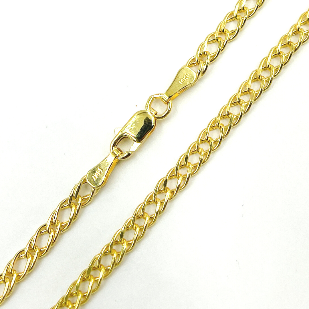 14K Solid Gold Curb Chain