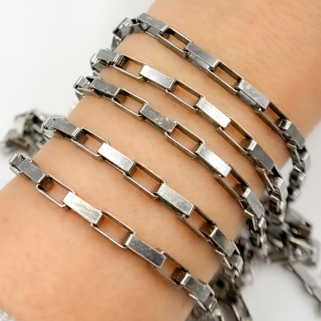 Sterling Silver Box Link Chain