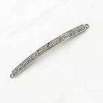 Load image into Gallery viewer, DC181. Diamond & Sterling Silver Long Bar Connector