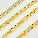 Load image into Gallery viewer, Plated 925 Sterling Silver Textured Round Link Chains