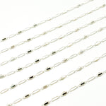 Load image into Gallery viewer, 901BSS.Sterling Silver Fancy Twisted Oval Link Chain