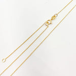 Load image into Gallery viewer, Solid Gold Cable 16 Inch Chain with Extender